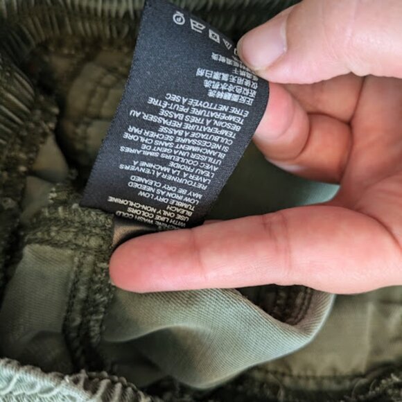 Anthropologie Green Camo Jogger Pants Size XL - Picture 10 of 11